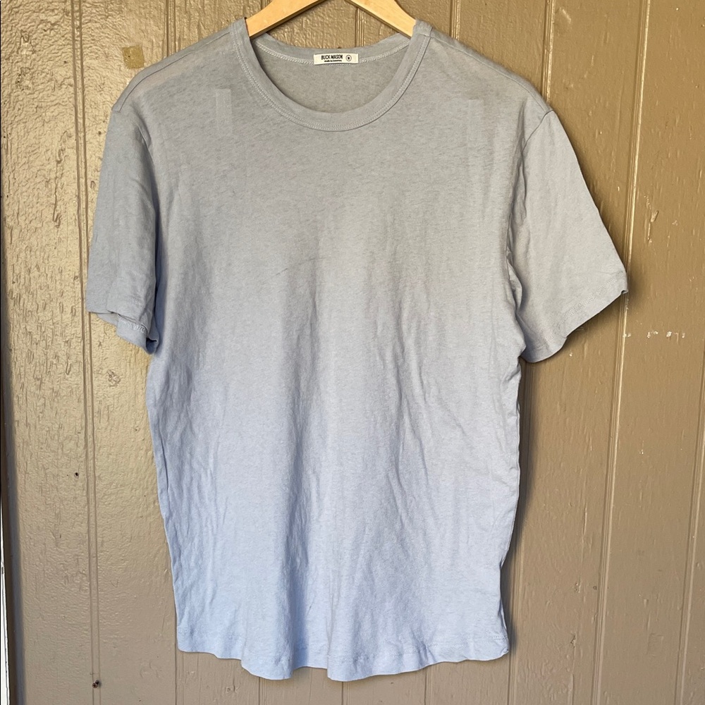 Buck Mason Light Gray Short Sleeve Tee size M